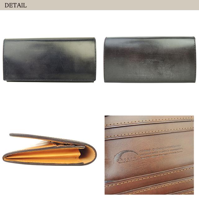 【商品レビューで＋5％】コルボ corbo. 長財布 -face bridle leather- CORBO メンズ 小銭入れなし フェイスブライドルレザー 1LD-0224
