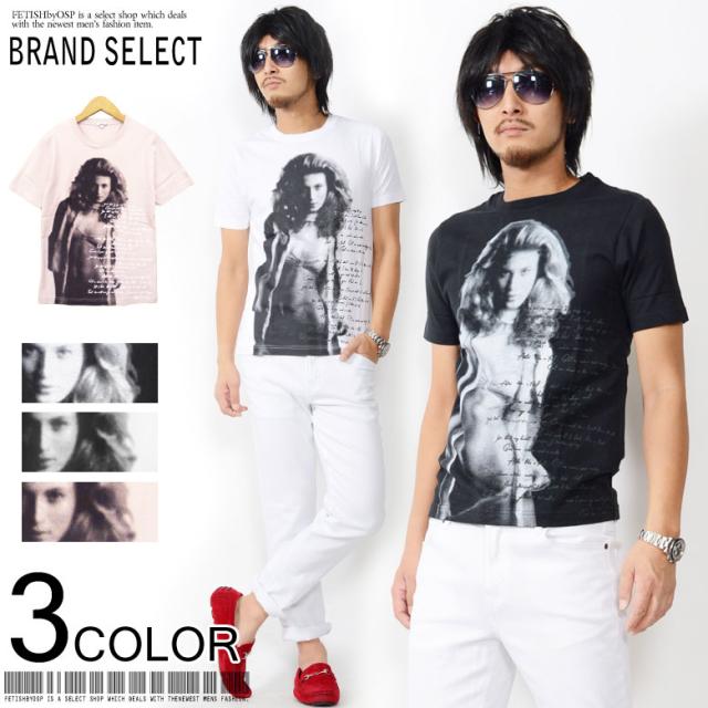 ネコポス送料無料 女性柄転写プリントtシャツ Spt 8132 メンズファッション キレイメ シンプル メンズカジュアル ネック メの通販はau Pay マーケット 株式会社スプースベイスン