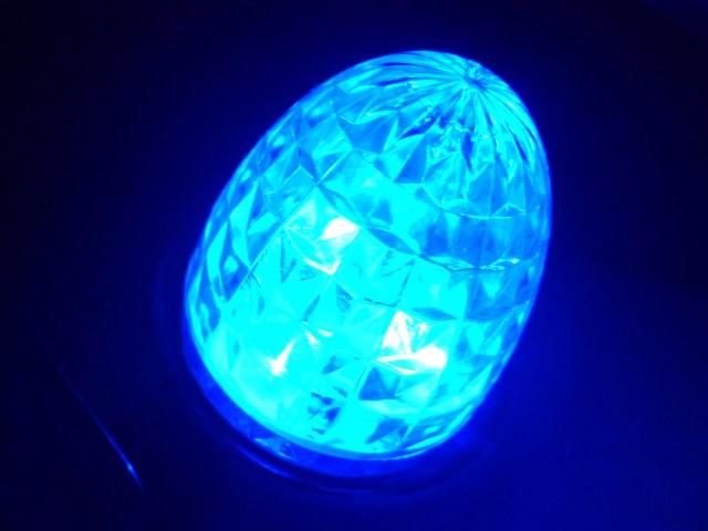 ●トラック用 LED ミニサイドマーカー 零 C/ブルー 12V/24V 共用 L型ステー付き 532741