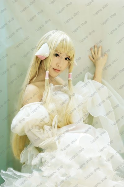 chobits ちょびっツ （ちぃ） Chii 風 コスプレ衣装 +ウィッグセット