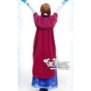 ディズニー コスプレ衣装アナ　ウィッグ付き Amazon.co.jp: [XSLSLCOS] アナと雪の女王風 コスプレ 衣装