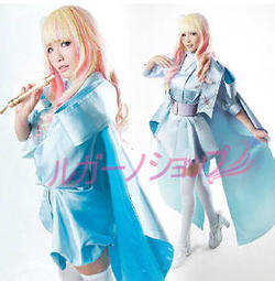 マクロス Flontier　風 　　シェリル・ノーム／白ウサギ(ブルー）風 コスプレ衣装 cosplay コスチューム