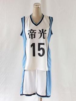 黒子のバスケ 帝光中学校 黒子テツヤ(くろこ テツヤ) 15番号 ユニフォーム上下セット コスプレ衣装 |au PAY マーケット