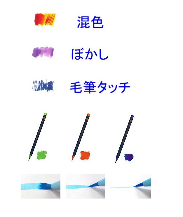 あかしや筆ペン 水彩毛筆 彩 CA200 20色セット 5280円 カラー筆ペン 絵手紙 ぬり絵 水彩画 イラスト プレゼント メール便送料込