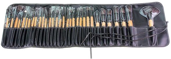 メイクブラシセット/化粧ブラシセット/化粧筆/お洒落な専用収納ケース付き32本セット STZ-3204_5
