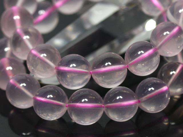 ☆高品質☆【天然石 ブレスレット】スターローズクォーツ (3A) (約12〜12.5mm) パワーストーン 母の日 ギフト_2