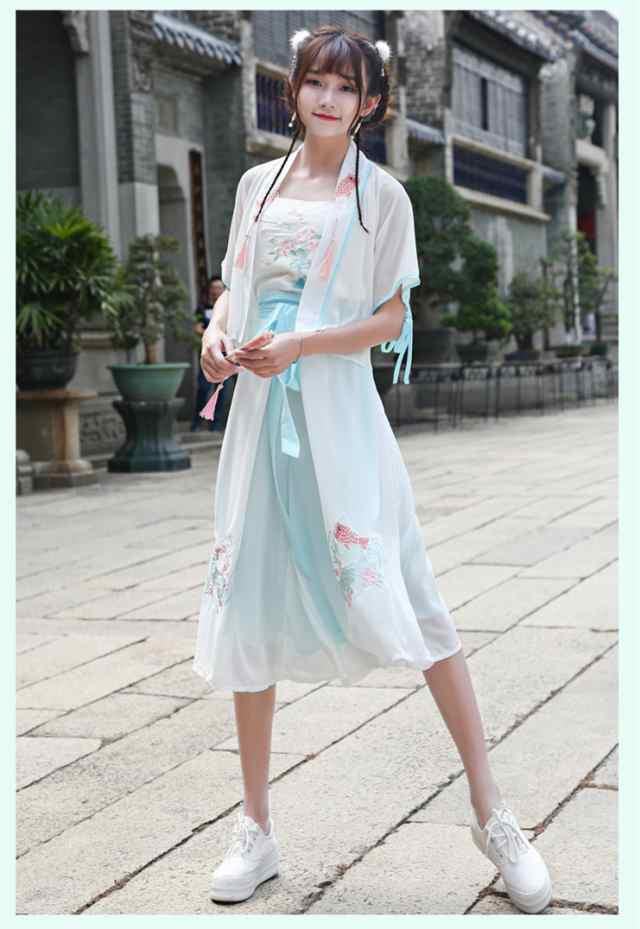 店舗安いHF112A 漢服 セット 普段着 女性 レディース スカート 衣装 かわい コスチューム・コスプレ