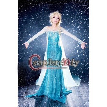 高品質 高級コスプレ衣装 ディズニー風 アナと雪の女王 ドレス エルサ タイプ elsa queen dress in Frozen shinning  3 ＋ウィッグ付きの通販はau PAY マーケット - ワタナベコーポレーション | au PAY マーケット－通販サイト