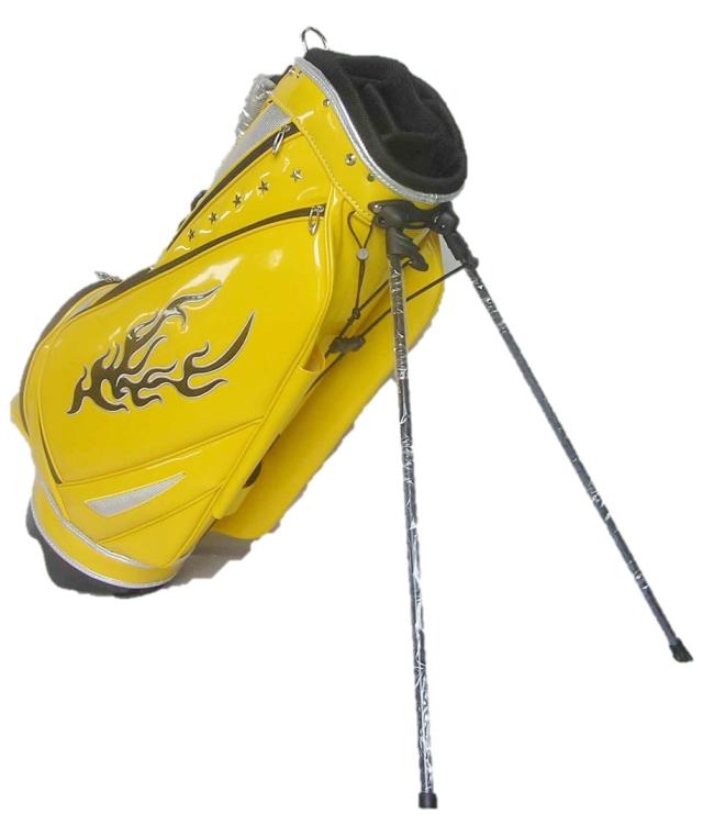 Callaway　キャロウェイ　キャディバッグ　エナメル素材　イエロー Callawayキャロウェイキャディバッグエナメル素材イエロー