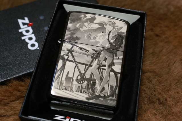 エヴァZIPPO】エヴァンゲリオン アスカ 自転車 限定シリアルナンバー