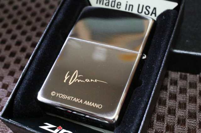 【天野喜孝 ZIPPO】吸血鬼 ハンター ジッポ 鏡面ユーズド加工 絵柄彫り 人気 プレゼント 天野ジッポ 天野ライター 送料無料 zippo 天野喜