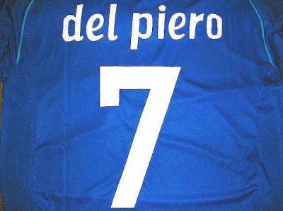 大人用 A015 17 イタリア Del Piero 7 デルピエロ 青 ゲームシャツ パンツ付 サッカー チームオーダー ユニフォーム 上下セットの通販はau Wowma 激安サッカーロロショップ
