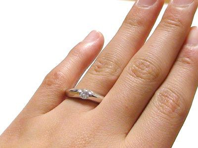 鑑定書付 ダイヤモンド プラチナ 婚約指輪 エンゲージリング 0.3ct F