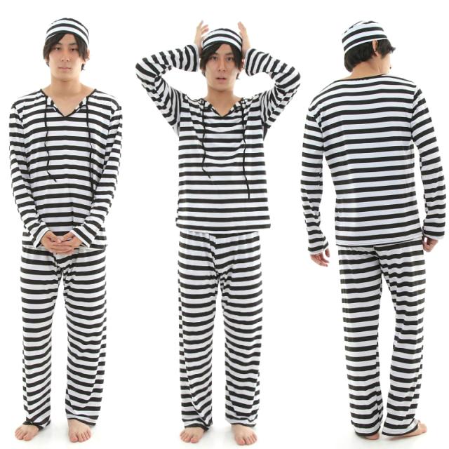 囚人服 衣装 コスプレ ハロウィン 囚人 仮装 コスチューム 大人 ペア シマシマ ペアルック メンズ レディース 変装 の通販はau Pay マーケット 財布 バッグ のｍｕｒａ