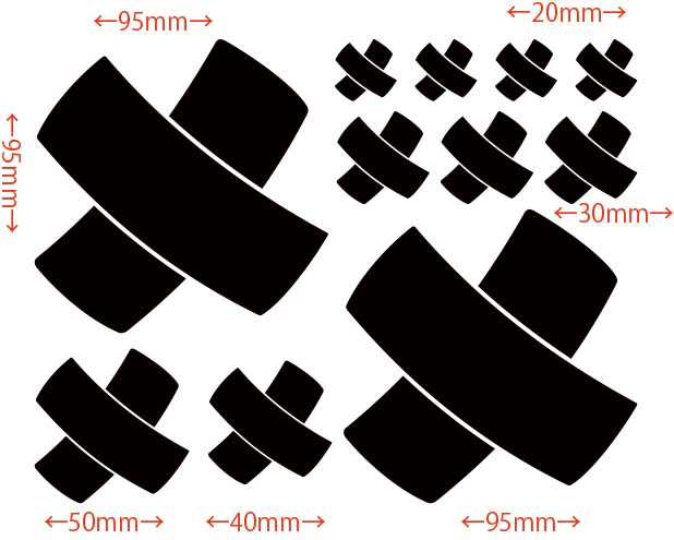 カッティングステッカー 絆創膏 バンドエイド 2 車 バイク 傷隠し 傷 カワイイ オシャレ カッコイイ ワンポイント カスタムの通販はau Pay マーケット M Sworks Au Pay マーケット店