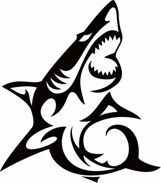 カッティングステッカー シャーク Shark サメ 鮫 トライバル 8 右向き 車 バイク カッコイイ ワンポイント カスタムの通販はau Pay マーケット カッティングステッカーのm Sworks Au Pay マーケット店