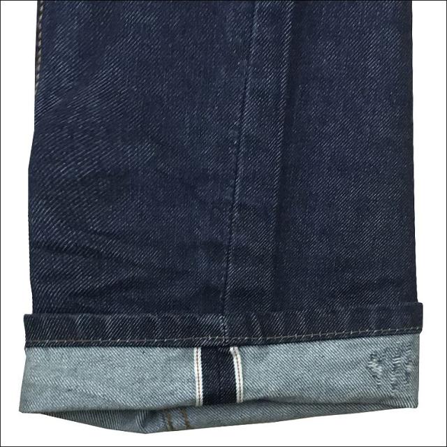 【K.U.I】ローテクヴィンテージ加工 ダメージ セルビッチ ストレートデニムパンツ赤耳デニム【48200】新品インディゴブルーS 閉店セール ローテク　ヴィンテージ加工 ダメージ セルビッチ ストレートデニムパンツ赤耳デニムイージーパンツ 48200 アメカジ サーフ お兄  カジュアル ビター BITTER メンズファッション　メンズカジュアル　きれいめ　ビンテージ加工　M L パンツ｜au PAY マーケット