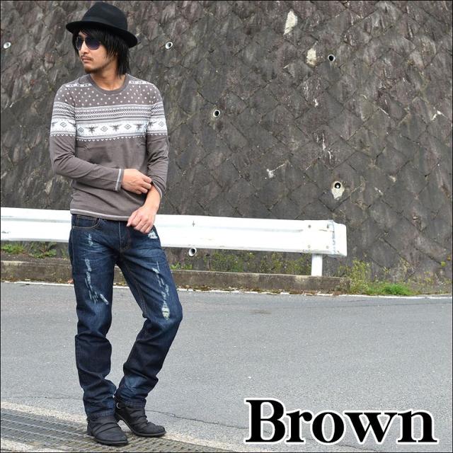 メール便送料無料 ネイティブ柄ロンt キレイメ きれいめ メンズカジュアル メンズファッション 長袖tシャツ 130s2434 メンズフの通販はau Wowma 株式会社スプースベイスン