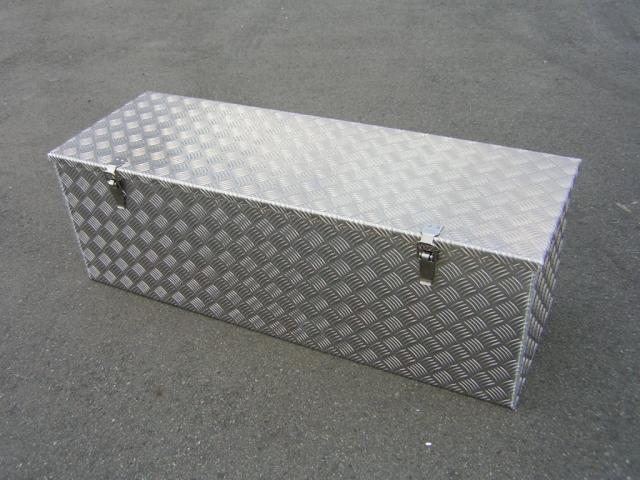 ○トラック用 アルミシマ板 工具箱（大）1200×400×400mm