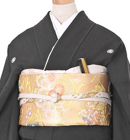 往復送料無料 2泊3日 レンタル 黒留袖 No.0549 Lサイズ