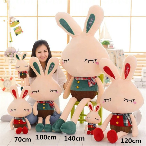 送料無料 ぬいぐるみ うさぎ 大きい 抱き枕 兎 動物縫いぐるみ ウサギ プレゼント お祝い 100ｃｍの通販はau Pay マーケット Happy House