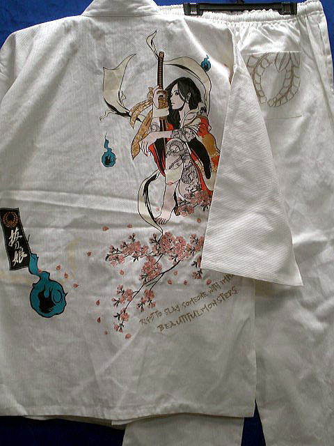 絡繰魂　和柄　抜刀娘　結愛・一反木綿　作務衣　 カラクリ魂の通販は