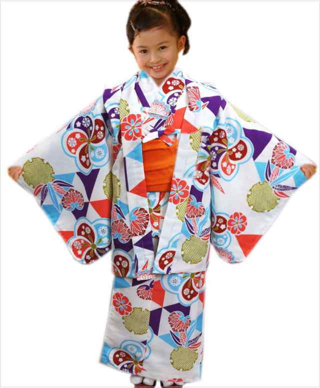 店舗安い子供5.6歳女の子用着物 羽織付き 着物・浴衣・和小物