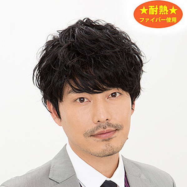 メンズウィッグ エアリーマッシュ(スタンダードブラック) (フルウィッグ,ラパンドアールオム,Lapin,男性用,カツラ,イメチェン) 8,910円