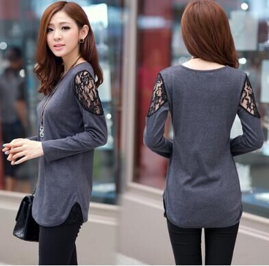 メール便送料無料 袖レース 肩レーストップス トップス レディース 大きいサイズ 肩シースルー セクシ 秋新作の通販はau Pay マーケット Gramorous グラマラス