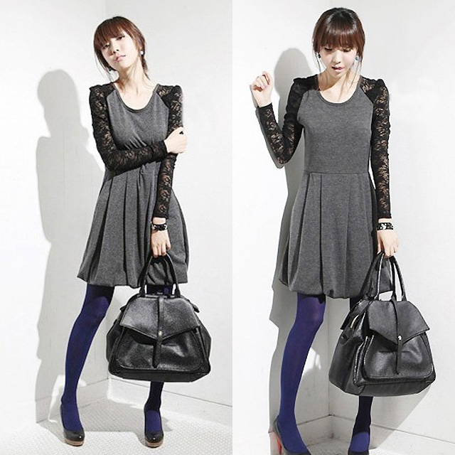 訳あり特価 大きいサイズ レース袖バルーンスカートワンピース L Uy W の通販はau Pay マーケット Lulu Diary