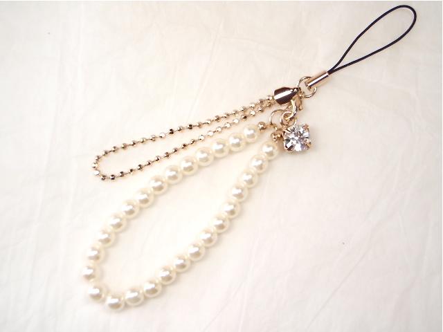 携帯ストラップ おしゃれ パールベルト 真珠 ジルコニア 送料無料 ガーリー スワロ Swarovski 大人可愛い 千均 P 3418 2の通販はau Pay マーケット Eight Channel