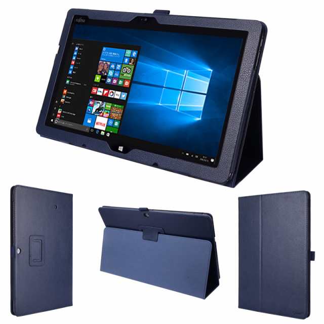 【フィルム付】wisers 富士通 FUJITSU arrows Tab RH77/B1 RH77/X R727/P R726/P 12.5インチ  タブレット 専用 ケース カバー 全4色｜au PAY マーケット