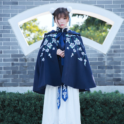 漢服セットアップ マントコート 綿入れトップス ロングスカート の３点セット レディース 唐装 古風 花柄 暖かい コスプレ 可愛いの通販はau Pay マーケット Linden コレクション