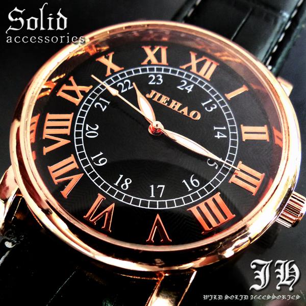 送料無料 当店だけの限定デザイン メンズ 腕時計 ビッグフェイス ローマ数字 ピンクゴールド ブラック Tvs403 T Sale 新作 服 春 の通販はau Pay マーケット アクセ天国topへ 送料無料 合計3980円以上で送料無料