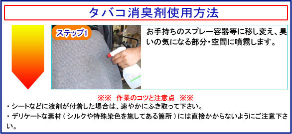 業務用 タバコ消臭剤 1l 煙草臭い 車内清掃 中古車タバコ臭 車内消臭 タバコ臭 たばこの消臭の通販はau Pay マーケット カーピカルｊａｐａｎ ｎｅｔ