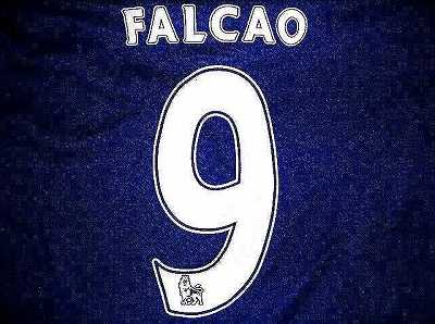  チェルシー FALCAO 9 ユニフォーム　正規品　ファルカオ 子供用 K005 17 チェルシー FALCAO*9 ファルカオ 青 ゲームシャツ