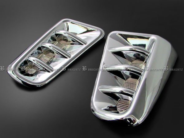 BRIGHTZ フリード GB3 GB4 中期 後期 メッキフロントバンパーダクトカバー Cタイプ FRO−ETC−MID−039の通販は