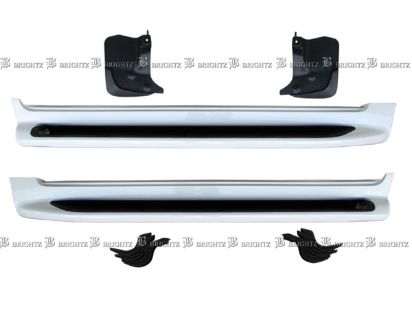 BRIGHTZ ランクル 200 サイドステップ 後期ルック Dタイプ パールホワイト ランドクルーザー SID−GUA−010の通販は