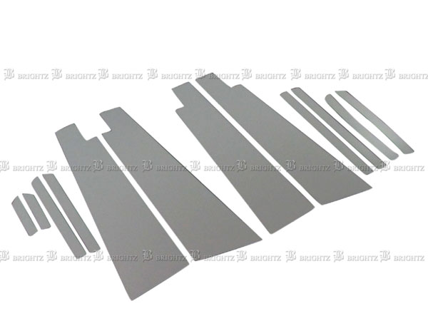 BRIGHTZ プリウス 50 51 55 超鏡面ステンレスメッキピラーパネル Bタイプ バイザー有用 12PC PIL−SIL−310の通販は 5,612円