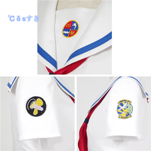 ハイスクール・フリート 制服のフルセット コスプレ衣装 COS 高