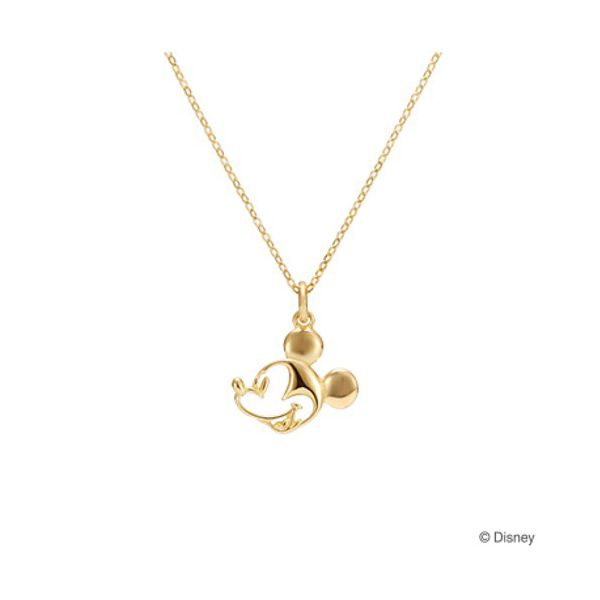 K.UNO ケイウノ ミッキーマウス / ネックレス K18イエローゴールド 専用ケース ショップバッグ付き レディース 女性 公式 ディズニー ミッキーマウス アクセサリー 人気 ブランド プレゼント ギフト