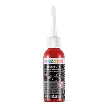 フェイスペイントに　snazaroo　ブラッドジェルボトル 50ml