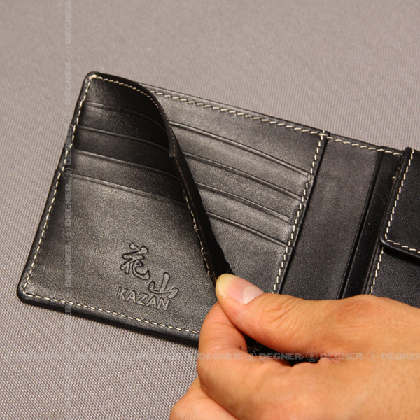 花山 カザン ハーフウォレット WV-10K レザーウォレット 二つ折り財布