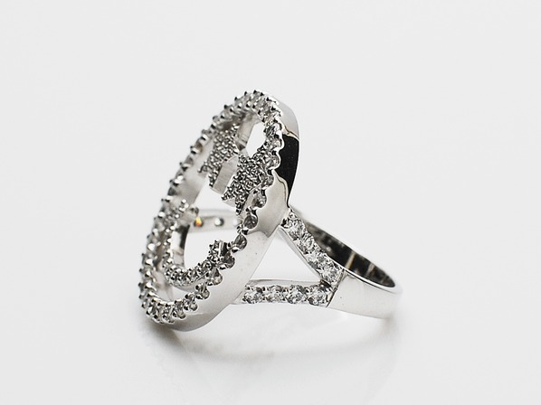 【送料無料】 King Limo キングリモ HAPPY RING リング シルバーアクセサリー KLR62CZ メンズ レディース_1