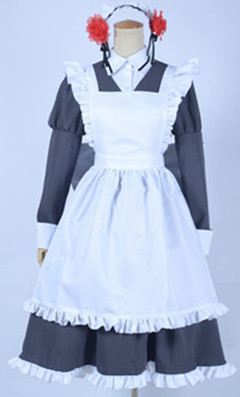 gargamel  タマ 繰繰れ コックリさん コスプレ衣装 メイド服 繰繰れ コックリさん 黒版 コスプレ衣装 メイド服H-299の通販は 8,800円