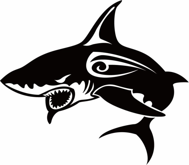 カッティングステッカー シャーク Shark サメ 鮫 トライバル 1 左向き 車 バイク カッコイイ ワンポイント カスタムの通販はau Pay マーケット カッティングステッカーのm Sworks Au Pay マーケット店
