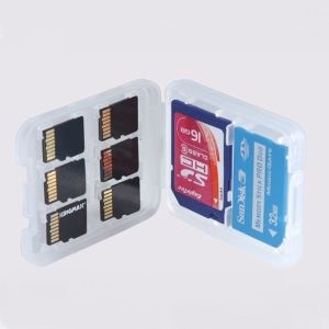 マルチクリアカードケース クリアメモリー カード ケース Sdカード 1 Microsdカード 6 Msカード 1 収納ケース 保管ケースの通販はau Pay マーケット 翼通商株式会社