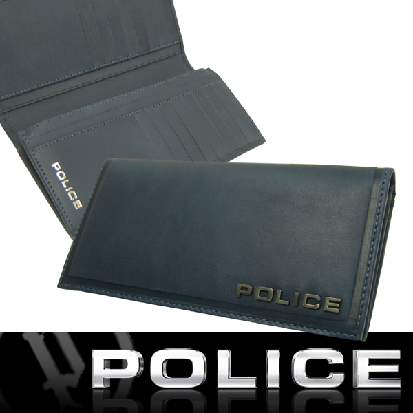 POLICE ポリス 長財布 牛革  財布 EDGE PA-58001 NV 国内正規代理店商品 新品 (44)