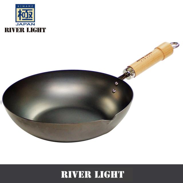 送料無料 リバーライト RIVER LIGHT 極JAPAN 炒め鍋 26cm  KIWAME 極ジャパン 日本製の通販は 6,585円
