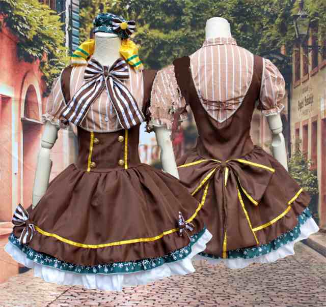 Love Live!ラブライブ！　小泉 花陽 　風 メイド服　フルセット　 lolita コスプレ衣装 　｜au PAY マーケット